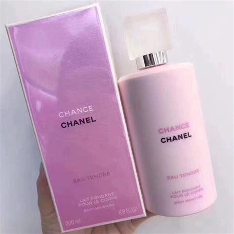 chance chanel eau tendre lait fondant pour le corps|chanel chance body cream.